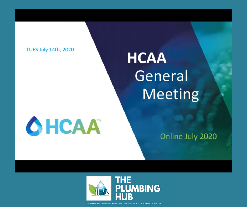 HCAA July 2020 General Meeting on YouTube