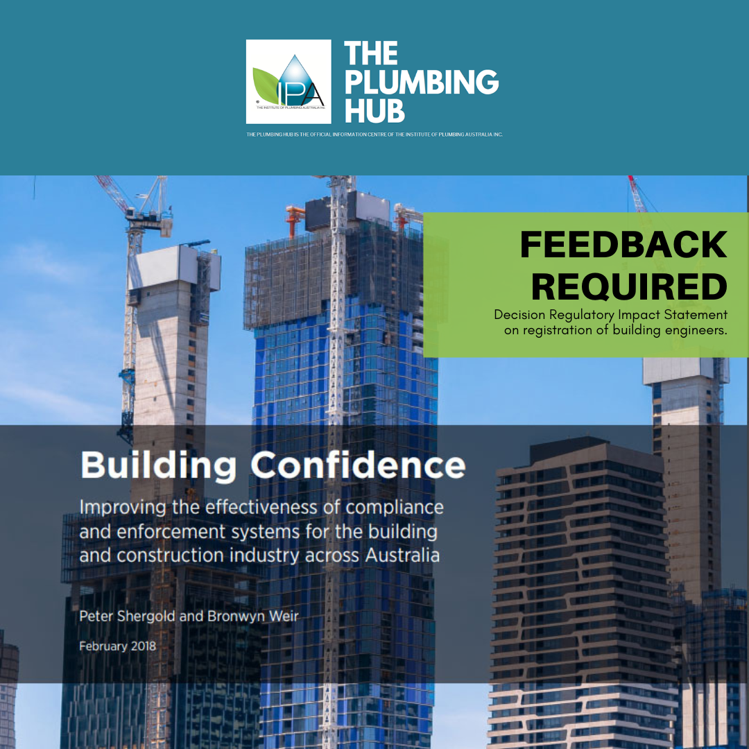 Decision Regulatory Impact Statement on registration of building engineers released.